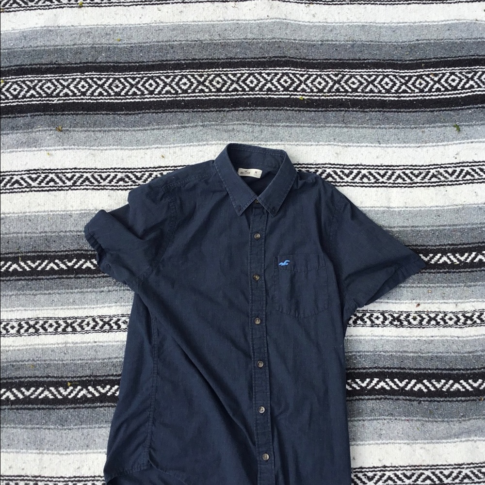 Holister button down t shirt